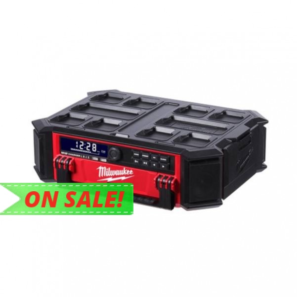Milwaukee M18PORC-0 - 18V Cordless Packout Worksite Jobsite Radio Charger Skin Radios/Speakers