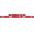 Milwaukee MLBXSM48 - 24” (600mm) / 48” (1200mm) REDSTICK Magnetic Box Level Set Levels