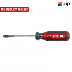 Milwaukee MT206 - 101mm Slotted 1/4" Cushion Grip Screwdriver