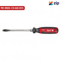 Milwaukee MT207 - 152mm Slotted 5/16" Cushion Grip Screwdriver Screwdrivers