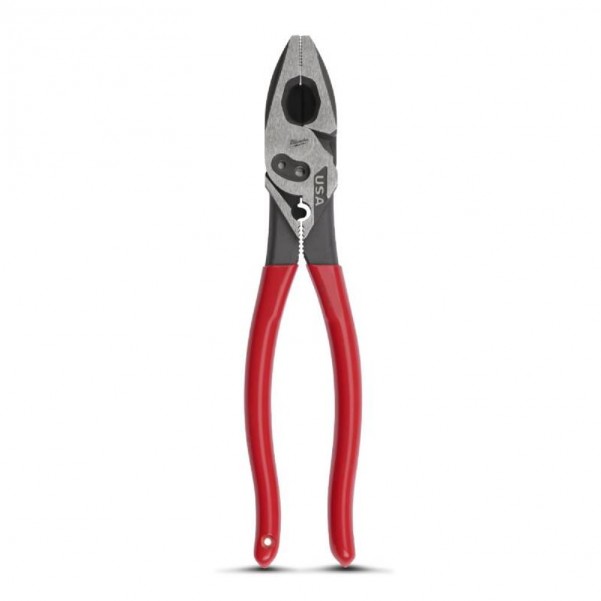 Milwaukee MT500C - USA Made Dipped Grip Lineman's Pliers with Crimper Plier