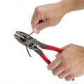Milwaukee MT500C - USA Made Dipped Grip Lineman's Pliers with Crimper Plier