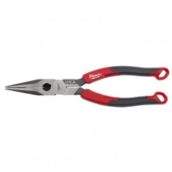 Milwaukee MT555 - 203mm (8") USA Made Comfort Grip Long Nose Pliers Plier