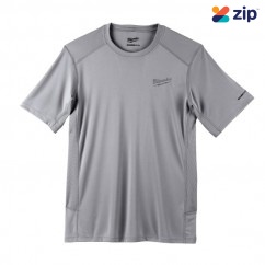 Milwaukee 414G-2X - WORKSKIN Light Shirt Short  Sleeve Grey - 2XL