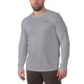 Milwaukee 415G-2X - WORKSKIN Light Shirt Long Sleeve Grey - XXL