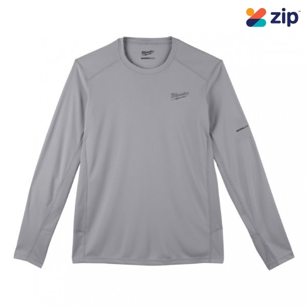 Milwaukee 415G-S - WORKSKIN Light Shirt Long Sleeve Grey - S Workwear Shirts