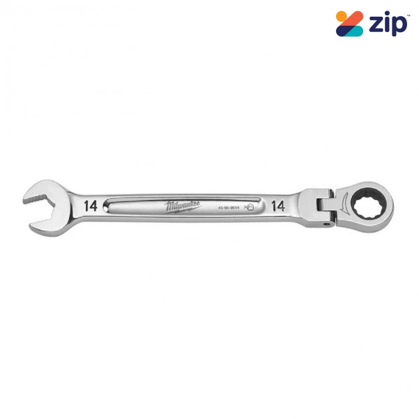 Milwaukee 45969614 - 14mm Metric Flex Head Ratcheting Combination Wrench Spanners