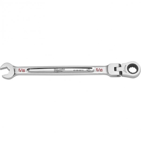 Milwaukee 45969810 - 5/16” SAE Flex Head Ratcheting Combination Wrench Spanners