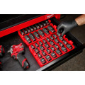 Milwaukee 49667057 - SHOCKWAVE™ 1/2" Drive 27 Piece Metric + SAE Standard Impact Socket Tray Set Sockets & Accessories Milwaukee 49667057 - SHOCKWAVE™ 1/2" Drive 27 Piece Metric + SAE Standard Impact Socket Tray Set Sockets & Accessories