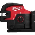 Milwaukee M12C4PLA0C - 12V Li-ion Cordless Green Beam Cross Line + 4 Points Laser Skin