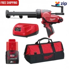 Milwaukee M12PCG310-201B - 12V 2.0Ah M12 310ml Caulk and Adhesive Gun Kit