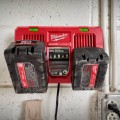 Milwaukee M18DFC - 18V M18 Dual Bay Simultaneous Rapid Charger Milwaukee Accessories