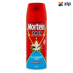 Mortein 122102 - FLY SPRAY 250G ODOURLESS F/KNOCKDO Mortein