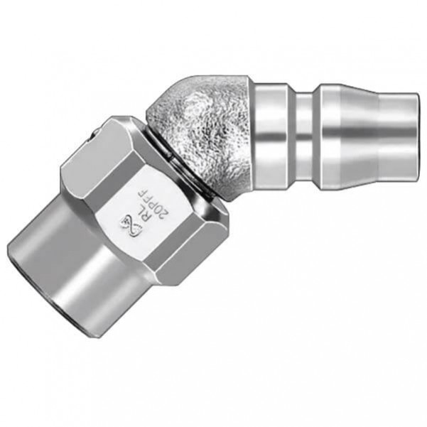 NITTO RL20PFF - 1/4" Steel Cupla Rotary Plug For Parallel Thread Connection 317610250 Air Tool Accessories 