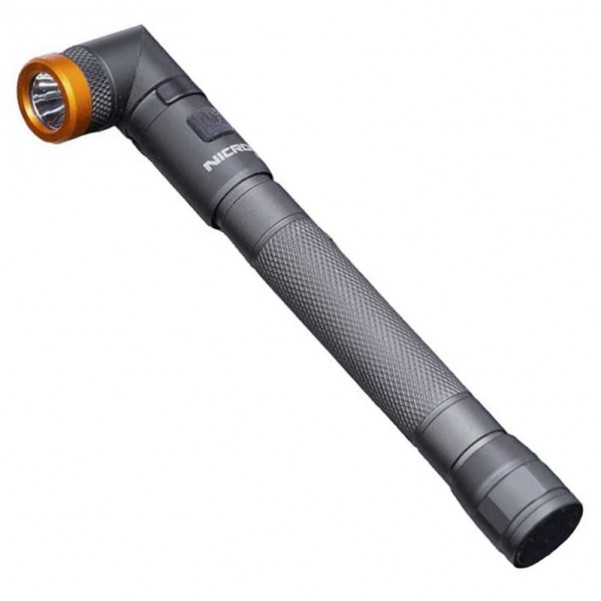 Nicron B73R - 150LUM 3W Twist Pen Rechargeable Light  Torch with Replaceable Batteries