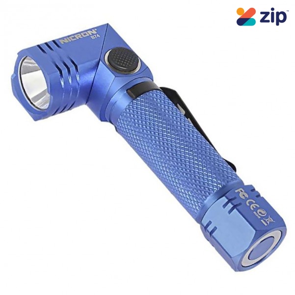 Nicron B74BLUE - 600LM 7W Super Bright Mini Blue Rechargeable Twist Light