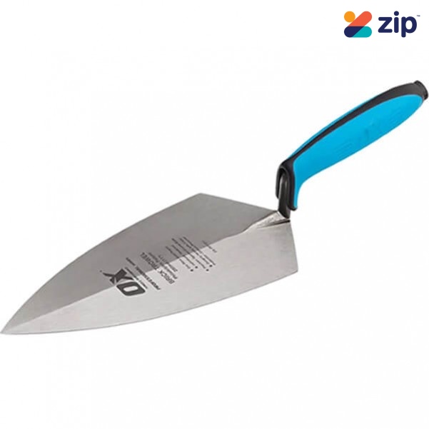 OX-Tools OX-P011212 - 12" Professional Brick Trowel, Philadelphia Concrete Hand Tools