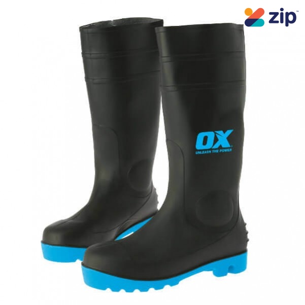 OX Steel OX-S242409 - Toe Safety Gumboots, Size 9 Safety Boots
