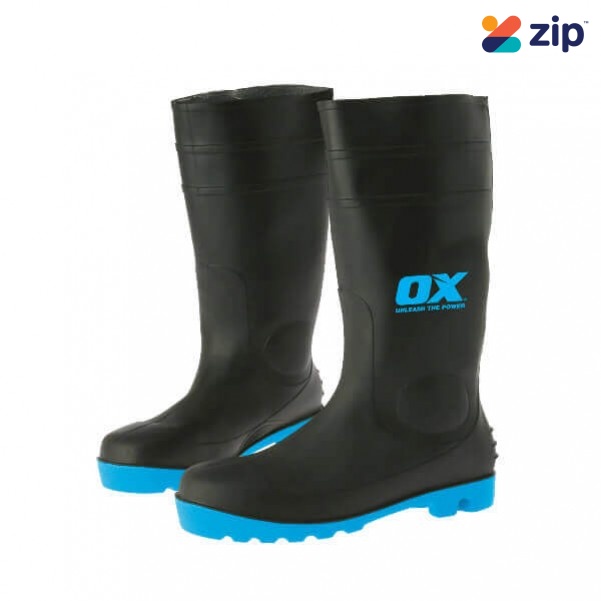 OX Steel OX-S242410 - Toe Safety Gumboots, Size 10 Safety Boots