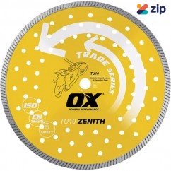 OX-Tools OX-TU10-6 - 6" 10mm Universal/Hard Trade Turbo Diamond Blade 