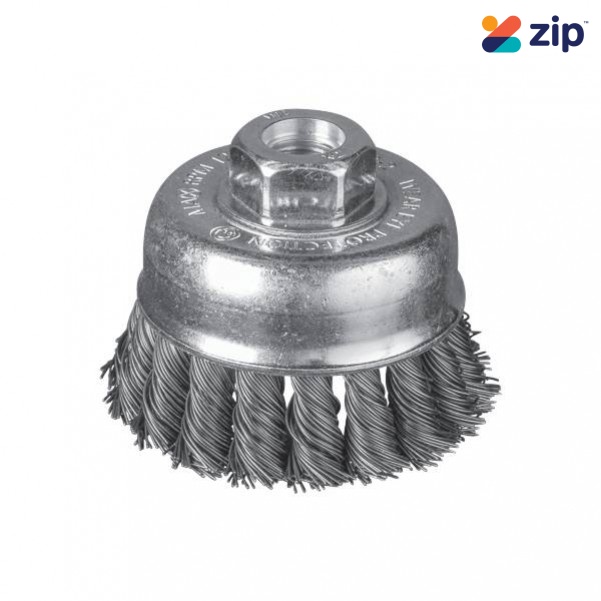 PFERD 133873 - 65mm (2-3/4") M14/M10 Universal Line Carbon Steel Twist Knot Wire Cup Brush 47701009 