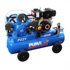 Puma PU P22Y ES - 75L 4.7HP 440L/min Electric Start Yanmar Diesel Air Compressor - Mine Spec