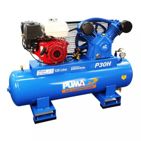 Puma PU P30H - 125L 690L/M 9HP Honda Petrol Air Compressor