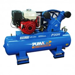Puma PU P30H ES - 125L 690L/M 9HP Electric Start Honda Petrol Air Compressor