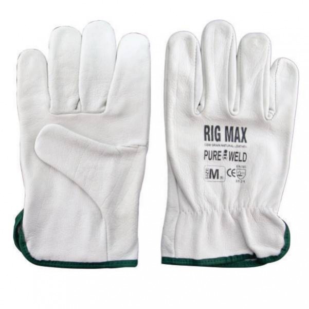 PUREGAS GSRIG-M - Pureweld Premium Cowgrain Leather Rigger Gloves - M Gloves