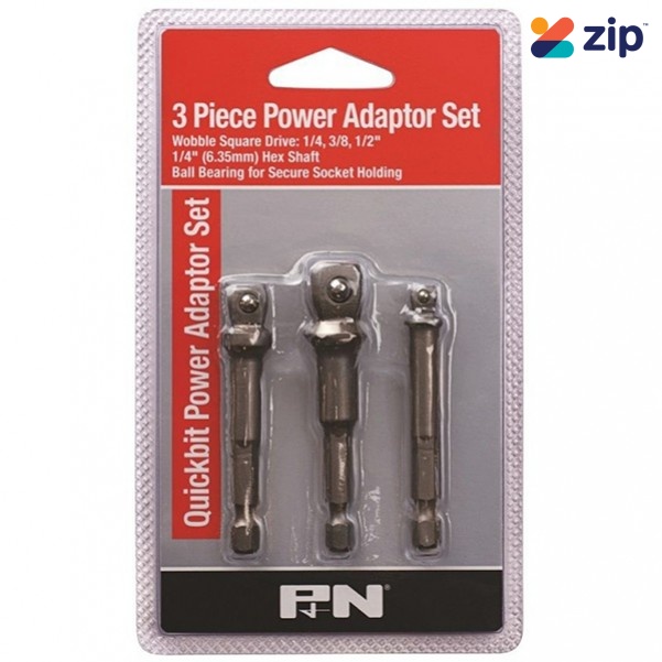 P&N 150PASET3 - Quickbit 3 Piece Power Adaptor Set