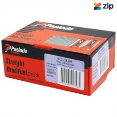 Paslode B20625 - 32mm 16 Gauge Galvanised Brad Nails with Fuel Suits Impulse Straight Bradders