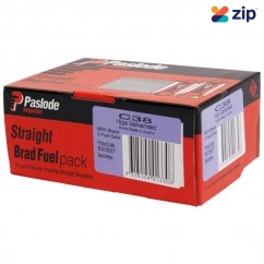 Paslode B20627 - 38mm 16 Gauge Galvanised Brad Nails with Fuel Suits Impulse Straight Bradders