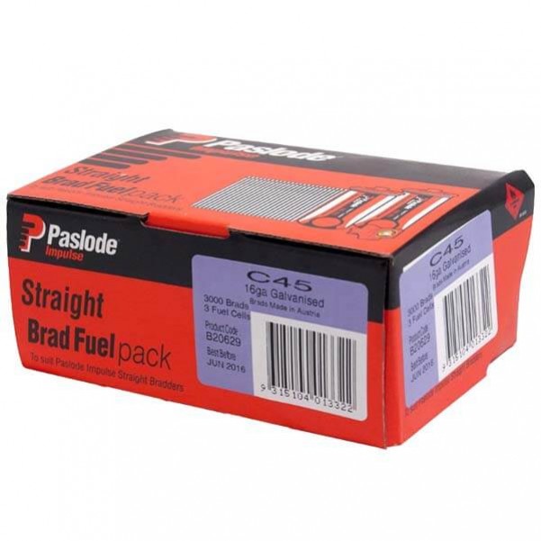 Paslode B20629 - C45 3000 Brad Nail Pack With Fuel