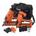 Paslode S20510 - 7.4V 2.2Ah Li-ion Cordless Twin Pack FrameMaster-Li and TrimMaster Combo Kit