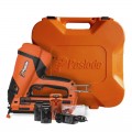 Paslode S20510 - 7.4V 2.2Ah Li-ion Cordless Twin Pack FrameMaster-Li and TrimMaster Combo Kit