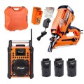 Paslode S20W20 - 7.4V 2.0Ah Li-ion PowerVent Impulse Nailer with Jobsite Charger Radio Combo Kit