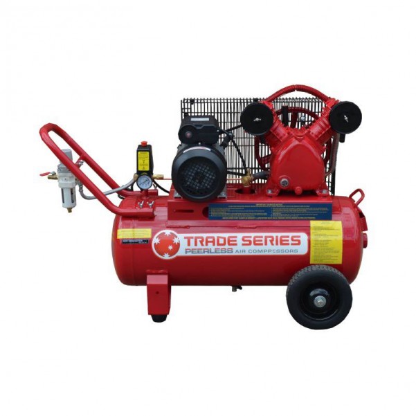 Peerless TS13V - Single Phase Portable Belt Drive Air Compressor Single Phase Air Compressors