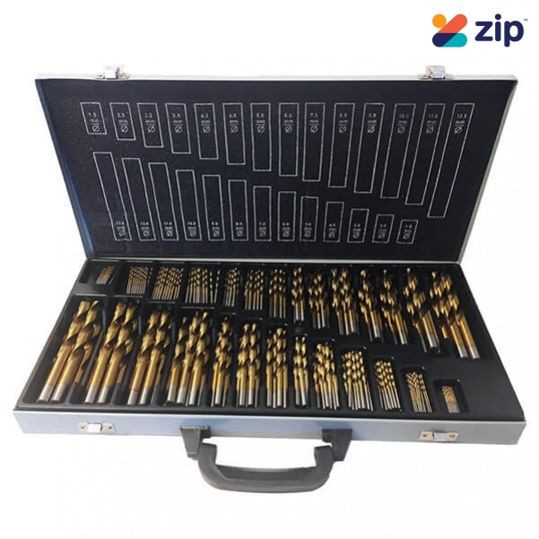 ProAmp PRO DRILL 230 Piece Titanium HSS Drill Bit Set