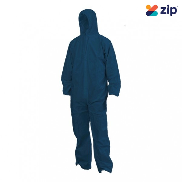 Prochoice DOBSMS4XL - 4XL Blue BarrierTech Disposable SMS Coveralls