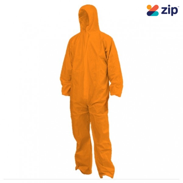 Prochoice DOOSMS4XL - 4XL Orange BarrierTech Disposable SMS Coveralls