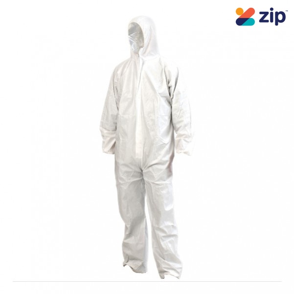 Prochoice DOWL - Large White BarrierTech Disposable General Purpose Coveralls