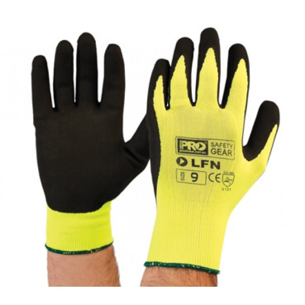 ProChoice LFN10 - ProSense XL Latex Hi-Viz Foam Gloves Gloves