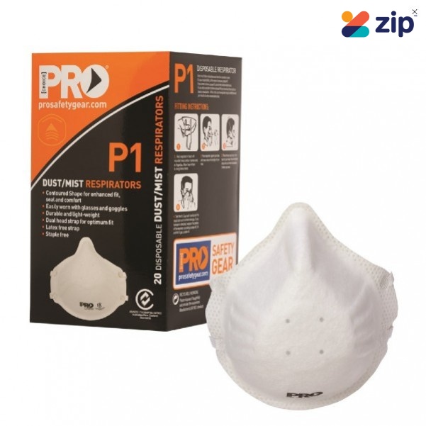 Prochoice PC301 - Safety Gear Dust Masks  P1 - Box of 20