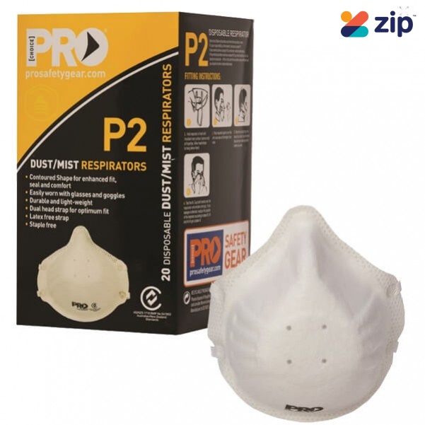 Prochoice PC305 - Safety Gear Dust Masks P2 - Box of 20