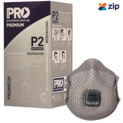 Prochoice PC822 - Disposable Dust Masks Promesh P2 + Value - Box of 12