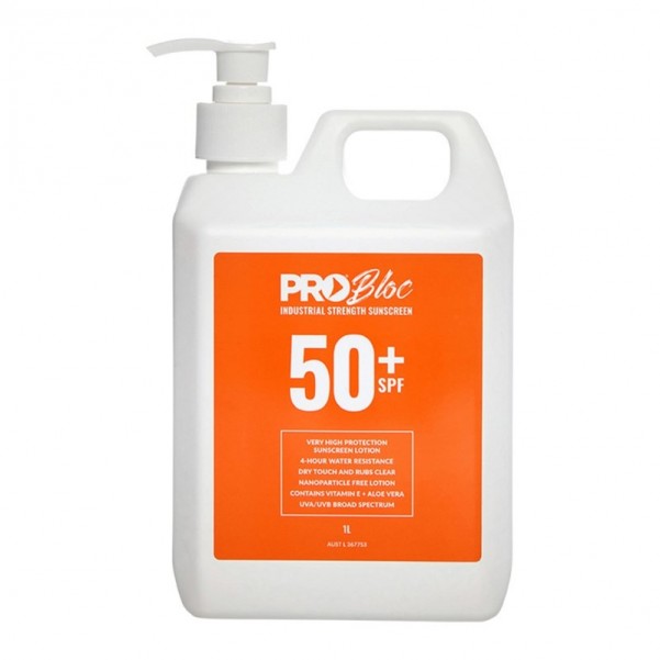 ProChoice SS1-50 - Probloc SPF50+ Sunscreen 1L Pump Bottle