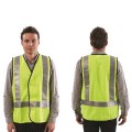 Prochoice VDNY – Fluoro Yellow H Back Safety Vest - Day/Night Use