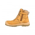Puma 630727 Conquest High Cut Zip with Fibreglass Toe Cap Safety Boot - Wheat
