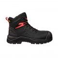Puma 632747 Iron Heavy Duty Fibreglass Zip-up Toe Cap Safety Boot - Mid Black
