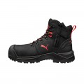 Puma 632747 Iron Heavy Duty Fibreglass Zip-up Toe Cap Safety Boot - Mid Black
